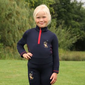 Hy Equestrian Thelwell Collection Children’s Base Layer - Navy