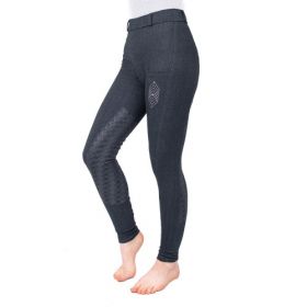 Hy Equestrian Jesmond Jewel Denim Look Tights -  HY