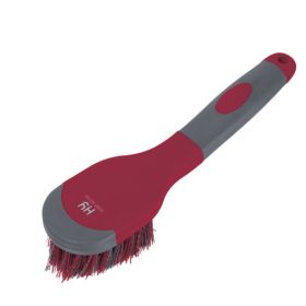 HySHINE Active Groom Bucket Brush - Vivid Merlot -  HY