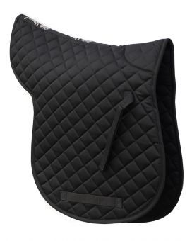 Rhinegold Cotton Quilted GP Numnah Black