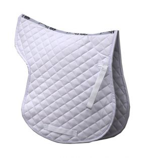 Rhinegold Cotton Quilted GP Numnah White
