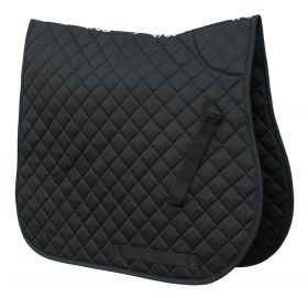 Rhinegold Cotton Quilted Saddle Cloth Black