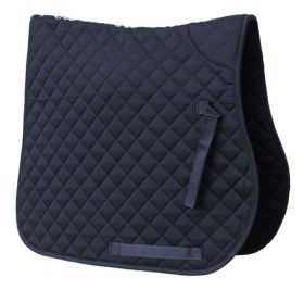 Rhinegold Cotton Quilted Saddle Cloth Navy