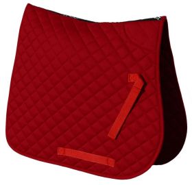 Rhinegold Cotton Quilted Saddle Cloth Red