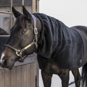 Kentucky Heavy Fleece Horse Scarf - Black -  Kentucky Horsewear
