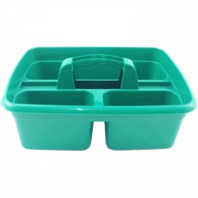 Perry 3 Compartment Tack Room Tidy Tray - Green