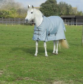 Rhinegold Elite Monsoon Lightweight Turnout Rug- NECK COVER INCLUDED - Rhinegold