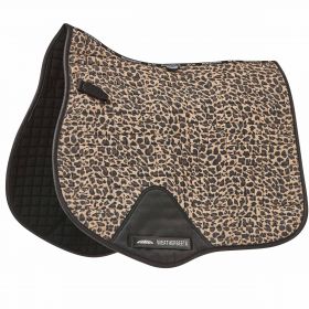 Weatherbeeta Leopard All Purpose Saddle Pad - Brown