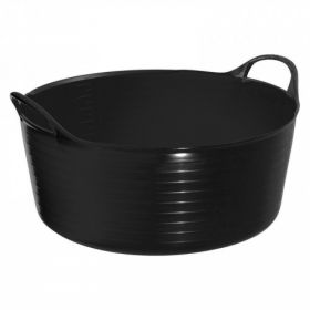 Perry Flexi-Fill Shallow Flexible Tubs/Trugs 15ltr - Black