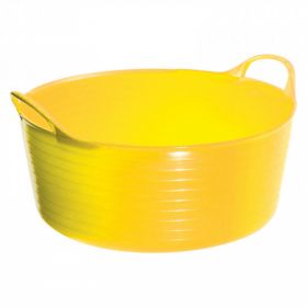 Perry Flexi-Fill Shallow Flexible Tubs/Trugs 15ltr - Yellow