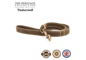 Ancol Timberwold Leather Lead Sable  - Ancol
