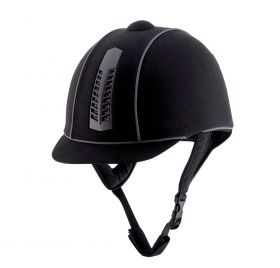 Rhinegold Reflective Pro Riding Hat Black