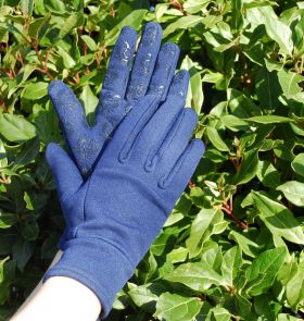 Rhinegold Fleece Lined Thermal Gloves Navy -  Rhinegold
