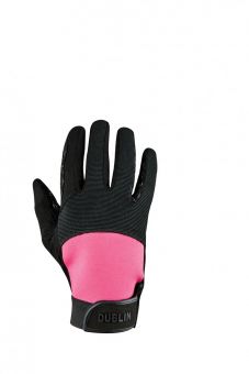 Dublin Cross Country Riding Gloves Black - Pink -  Dublin