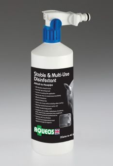 Aqueos Stable & Multi-Use Disinfectant - with Hose Applicator 1ltr