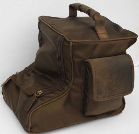 Rhinegold Elite Luggage Short Boot Bag Brown