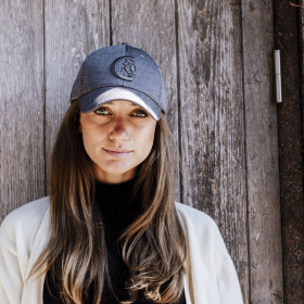 Kentucky Glitter Baseball Cap - Grey