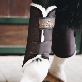 Kentucky Solimbra Front Brushing Boots - Black -  Kentucky Horsewear