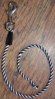 Crafty Ponies Leadrope and Instruction Booklet Black - White