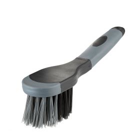 Bitz Two Tone Bucket Brush Rubber Grip Black/Grey - Bitz