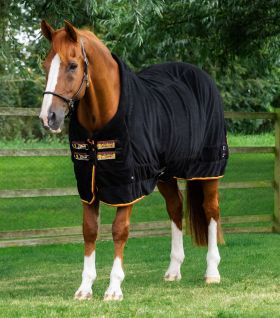 Premier Equine Buster Fleece Cooler Rug - Continental Edition - Black -  Premier Equine
