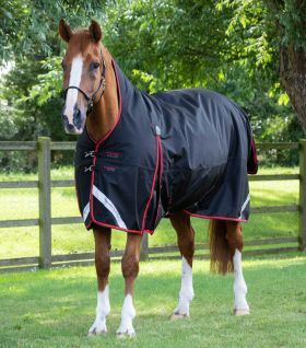 Premier Equine Buster Hardy 400g Half Neck Turnout Rug Black -  Premier Equine