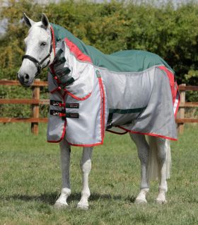 Premier Equine Buster Stay-Dry Super Lite Fly Rug with Surcingles - Wine -  Premier Equine