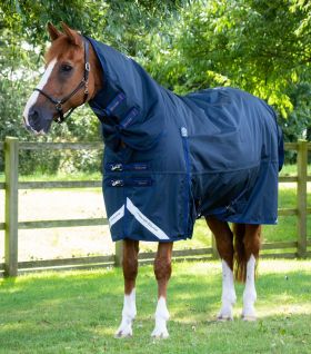 Premier Equine Buster Storm 420g Combo Turnout Rug with Classic Neck Navy