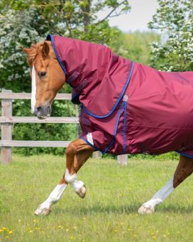 Premier Equine Buster 40g Turnout Rug With Classic Neck Cover Burgundy -  Premier Equine