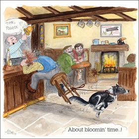 James Herriot Greeting Card - About Bloomin' Time