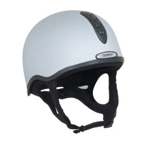 Champion Junior X-Air Plus Jockey Skull Helmet Silver