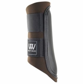 Woof Wear Club Brushing Boot - WB0003 Chocolate - Black