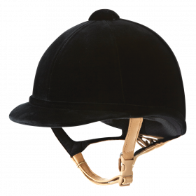 Charles Owen Hampton Hat Adults Sizes 56-65cm Black