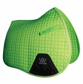 Woof Wear General Purpose Saddle Cloth Colour Fusion - WS0001 Lime Green
