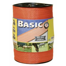 Corral Basic Fencing Tape Orange 200m x 40mm