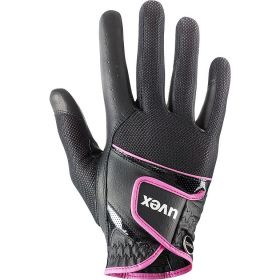 Uvex Sumair Riding Gloves - Black Pink -  Uvex Riding Helmets