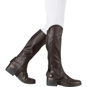 Dublin Stretch Fit Half Chaps Childs  Brown