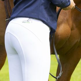 EcoRider Bamboo Competition Breeches - White - EcoRider