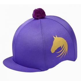 Elico Signature Lycra Skull Cap Covers Purple