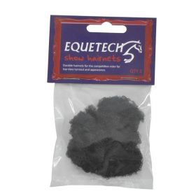 Equetech Show Riding Hairnet (standard weight) Black