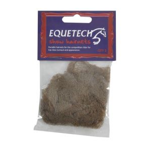 Equetech Show Riding Hairnet (standard weight) Brunette