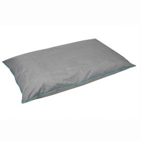 Weatherbeeta Waterproof Pillow Dog Bed - Grey Turquoise