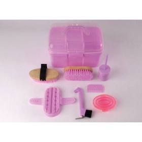 Harlequin Childrens Complete Grooming Kit And Box Pink