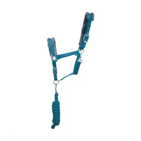Hy Sport Active Head Collar & Rope Aegean Green -  HY