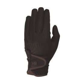 Hy5 Cottenham Elite Riding Gloves - Brown -  HY