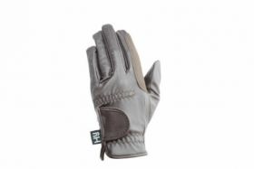Hy5 Synthetic Leather Riding Gloves Brown -  HY