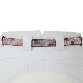 Hy Sparkle Leather Belt - Pink or Blue  Pink