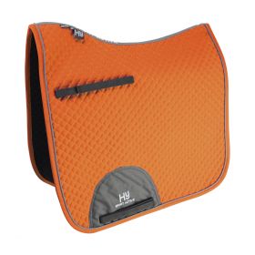 Hy Sport Active Dressage Saddle Pad - Terracotta Orange -  