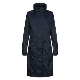 Equetech Hydro Rider Long Waterproof Coat Navy - Equetech