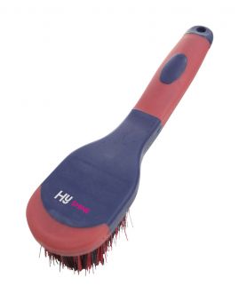 HyShine Pro Groom Bucket Brush  Navy - Red